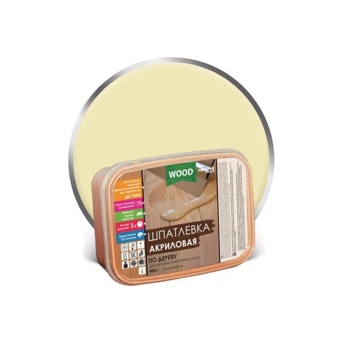 Акриловая шпатлевка по дереву FARBITEX (сосна; 0.4 кг; 0,25 л) 4300004767