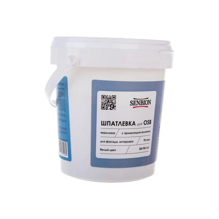 Акриловая шпатлевка с армирующим волокном для OSB SENBION 1 кг S-Шп-15220/1