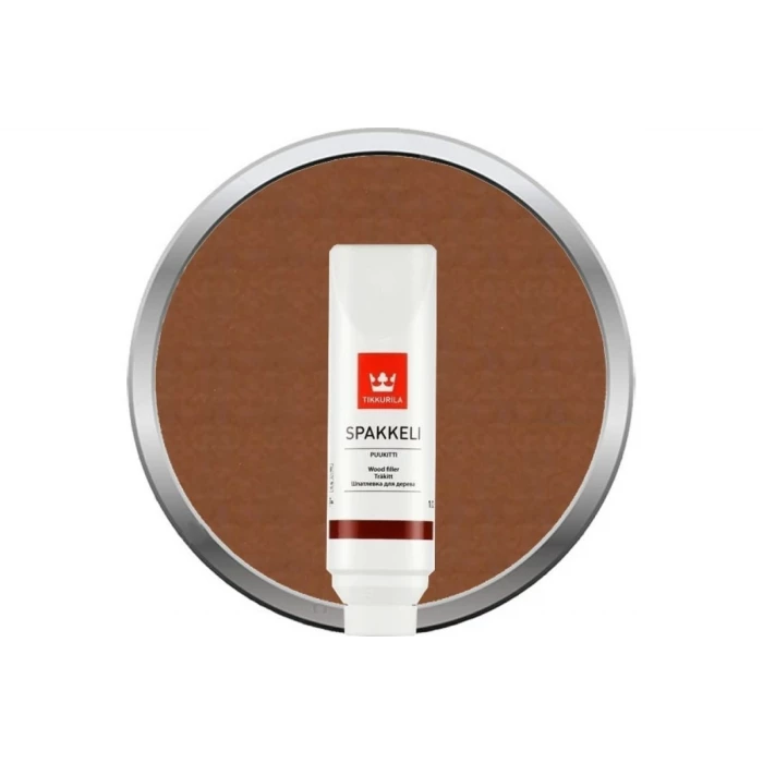 Водоразбавляемая шпатлевка  для дерева и паркета махагон 2210 0,5 л TIKKURILA SPAKKELI PUUKITTI 722100005