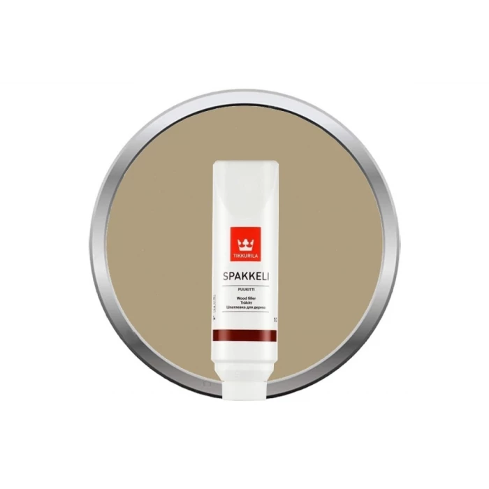 Водоразбавляемая шпатлевка для дерева и паркета дуб 2205 0,5 л TIKKURILA SPAKKELI PUUKITTI 722050005