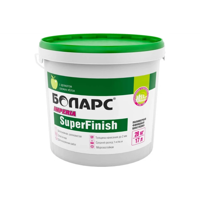 Готовая шпатлевка БОЛАРС IMPERIA SUPER FINISH 28 кг 00000037844