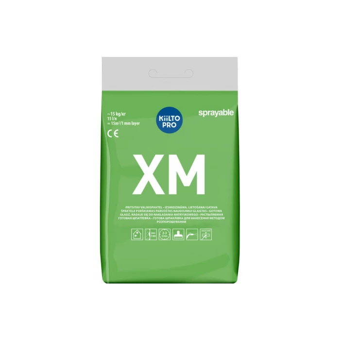 Готовая шпатлевка с легким наполнителем KIILTO XM 15 кг T2015.015