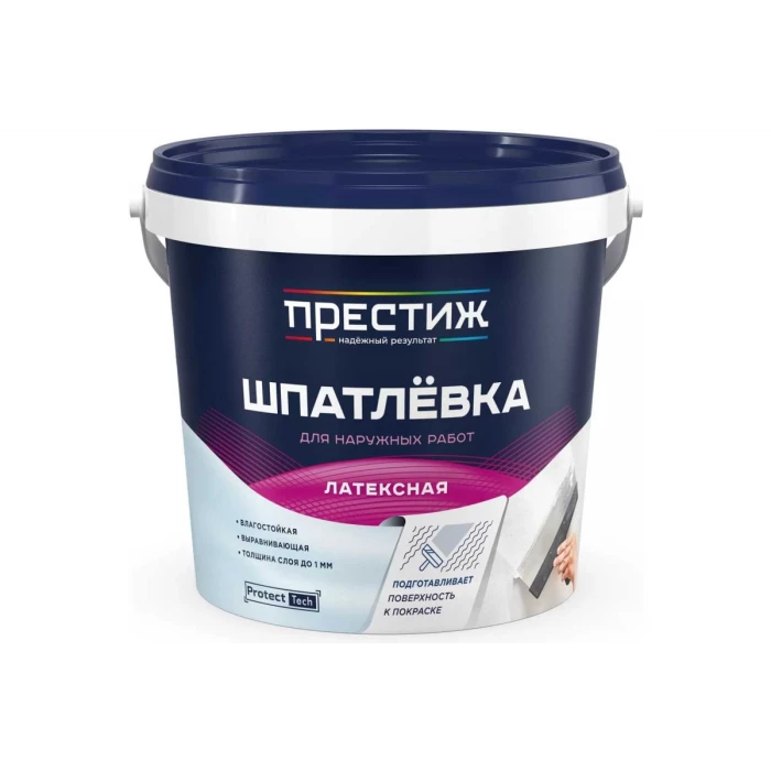 Латексная шпатлевка ПРЕСТИЖ 1,5 кг 256617