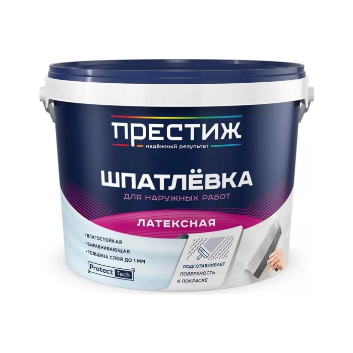Латексная шпатлевка ПРЕСТИЖ 14 кг 256621