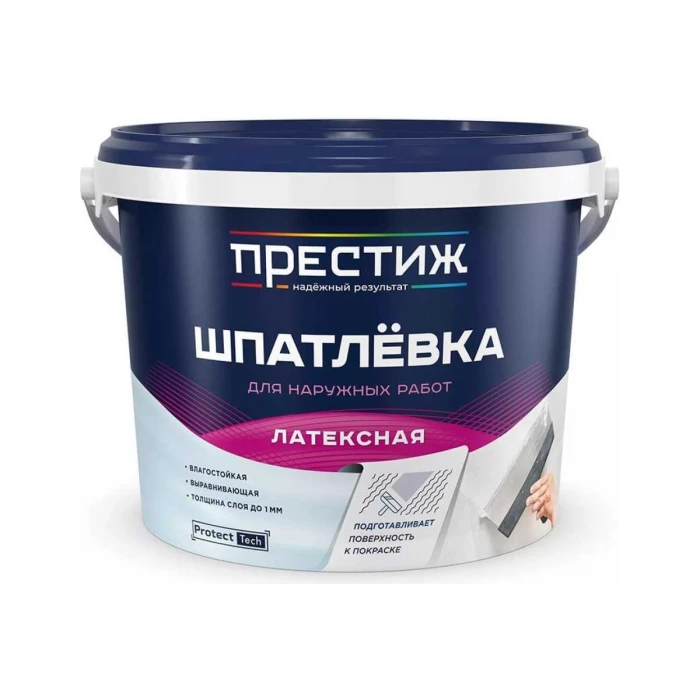 Латексная шпатлевка ПРЕСТИЖ 3 кг 256618