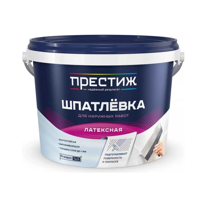 Латексная шпатлевка ПРЕСТИЖ 5 кг 256619