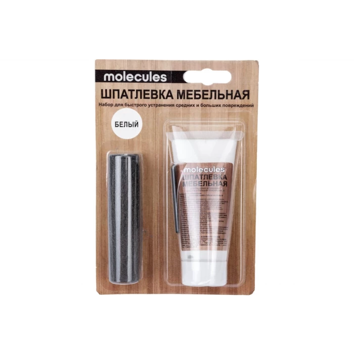 Мебельная шпатлевка Molecules белый KMLS758