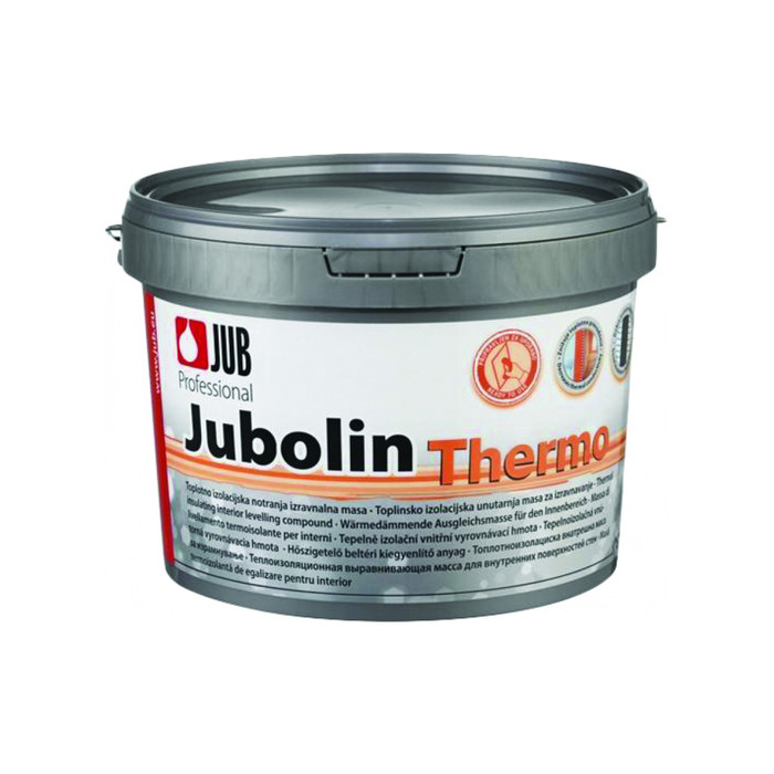 Теплоизоляционная шпатлевка для внутренних работ Jubolin Thermo 5 л. ведро 1/2/72 51220 фото 2