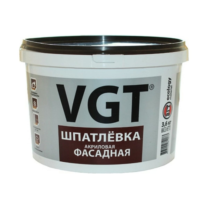 Фасадная шпатлевка 3.6 кг VGT 11602946