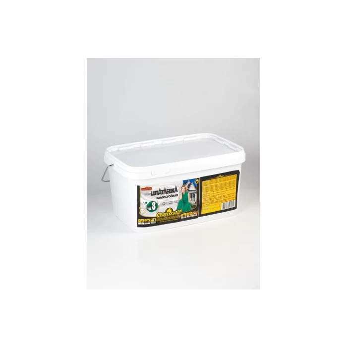 Фасадная шпатлевка Finlux Святозар - 8 влагоатмосферостойкая, готовая к применению, 1.2 кг 4603783204939