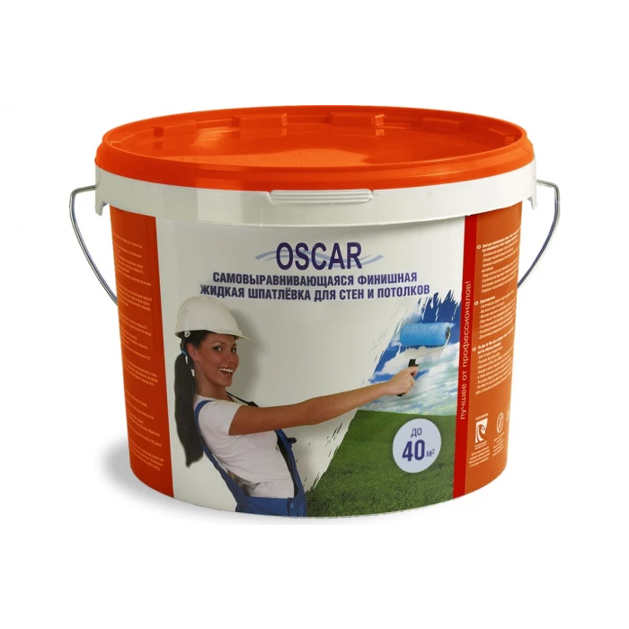 Финишная жидкая шпатлевка Oscar ведро 14 кг SHOS14