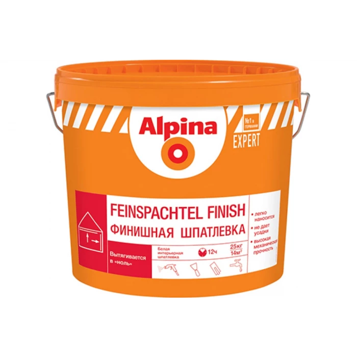 Финишная шпатлевка ALPINA EXPERT Feinspachtel Finish 25 кг 948102196