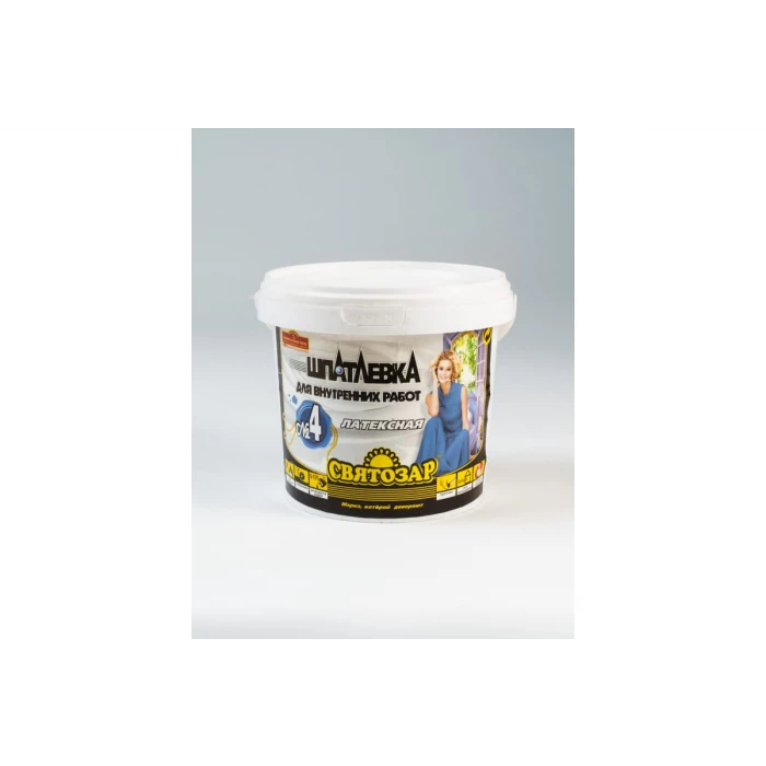 Финишная шпатлевка Finlux Святозар - 4 для внутренних работ, готовая к применению, белая, 1.2 кг 4603783203253