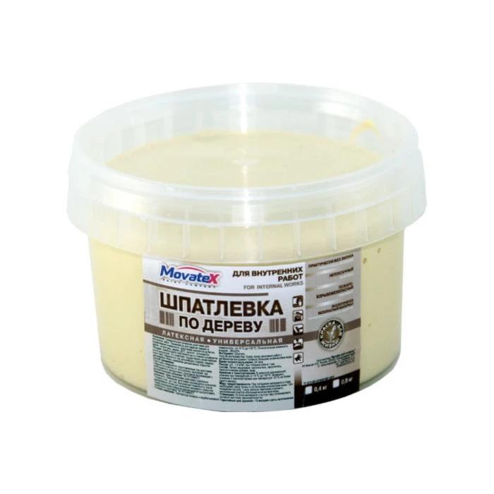 Шпаклевка по дереву (0.4 кг; сосна) Movatex Т02355