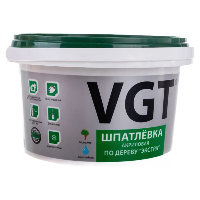 Шпаклевка по дереву Экстра Бук 1 кг 1/18 VGT 3158