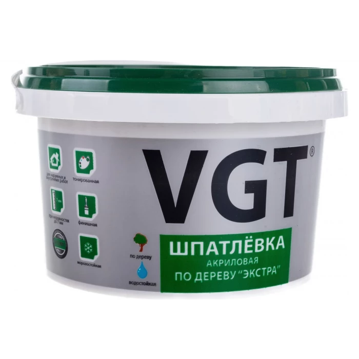 Шпаклевка по дереву Экстра Лиственница 1 кг VGT 11593639