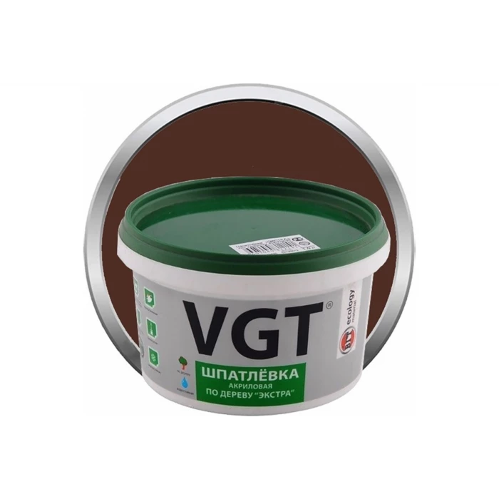 Шпаклевка по дереву Экстра Махагон 1 кг VGT 3194