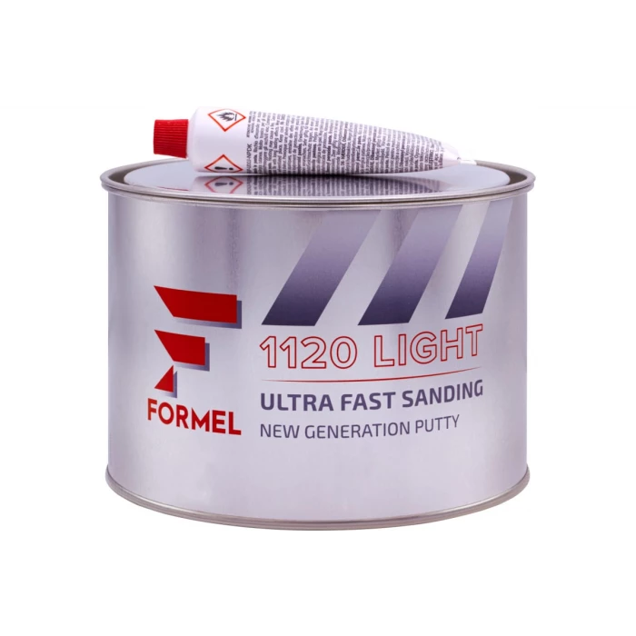 Шпатлевка FORMEL 1120 (полиэфирная; универсальная; сверхлегкая; 1500 мл) FM-1122