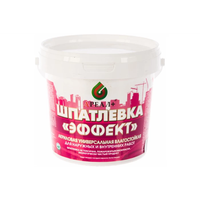 Шпатлевка акриловая 1.5 кг Эффект Ареал+ А-533