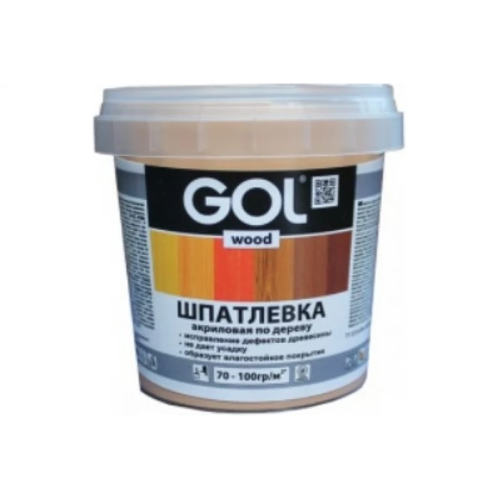 Шпатлевка акриловая по дереву МАСТЕР GOL Wd.250.050 (0.15 кг; красное дерево) Palizh 11605666