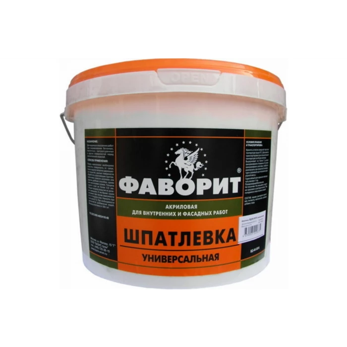 Шпатлевка акриловая универсальная ВДАК-0014 3 кг ФАВОРИТ 129803