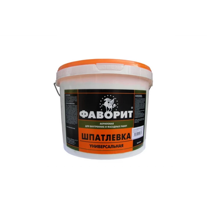 Шпатлевка акриловая универсальная ВДАК-0014 9 кг ФАВОРИТ 129807