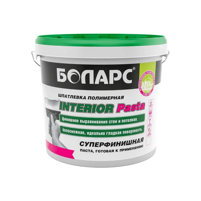 Шпатлевка БОЛАРС INTERIOR PASTA 28 кг 00000039416