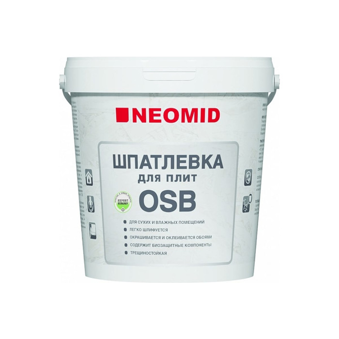 Шпатлевка для плит OSB 7 кг Н-Шпатл Neomid OSB-7