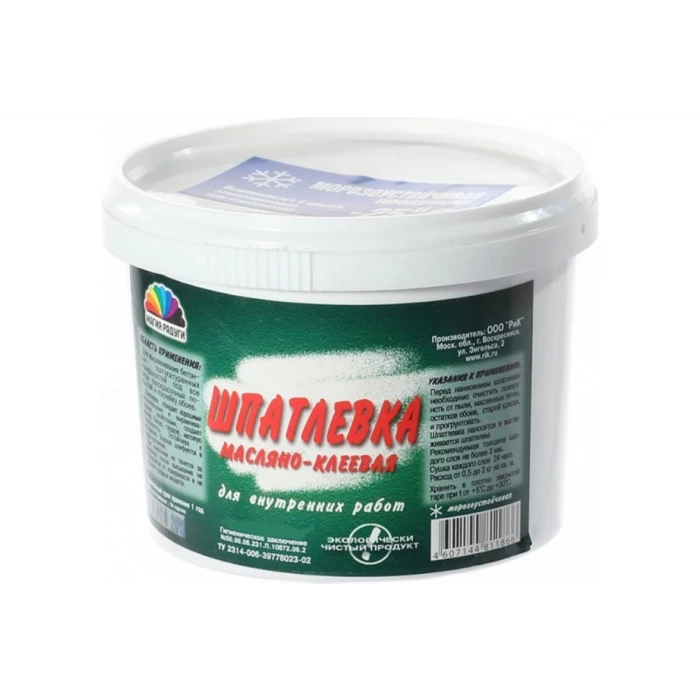 Шпатлевка масляно-клеевая 3.5 кг Радуга 1 11939