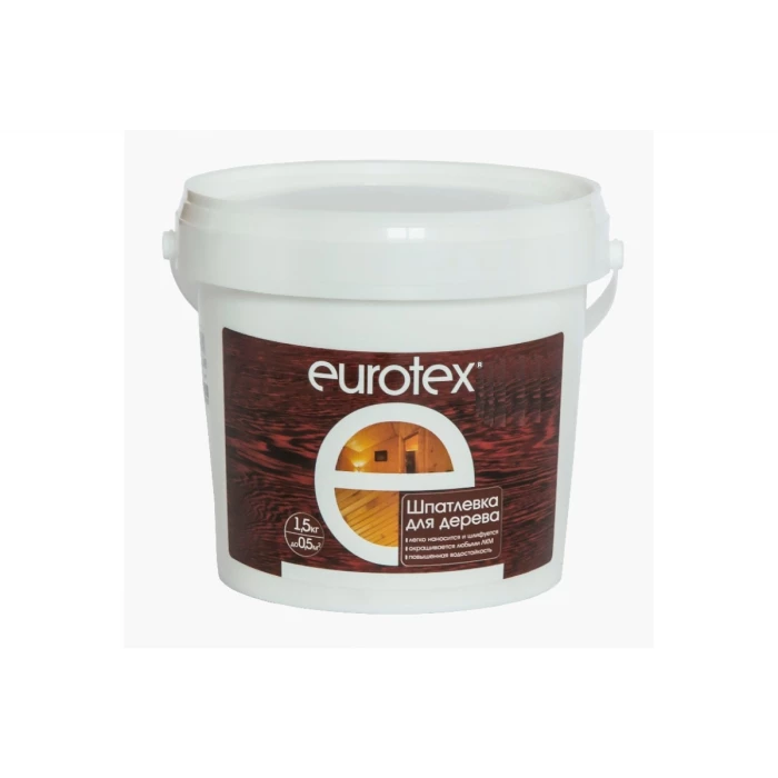 ШПАТЛЕВКА ПО ДЕРЕВУ Eurotex БЕРЕЗА 1,5 КГ 21125