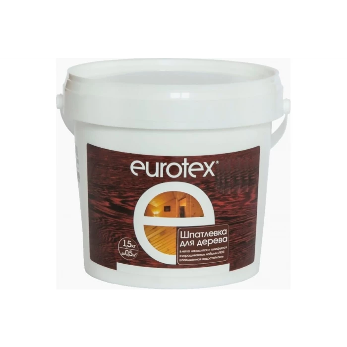 ШПАТЛЕВКА ПО ДЕРЕВУ Eurotex СОСНА 1,5 КГ 21121