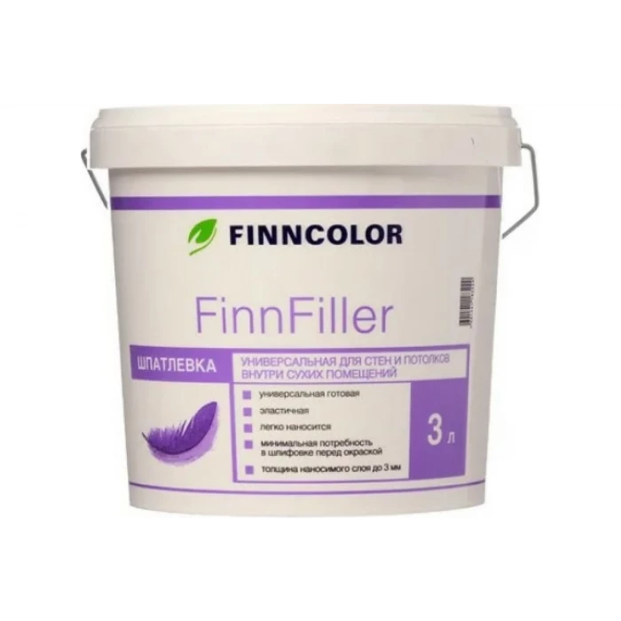 Шпатлевка финишная Finn Filler 3 л TIKKURILA 51470