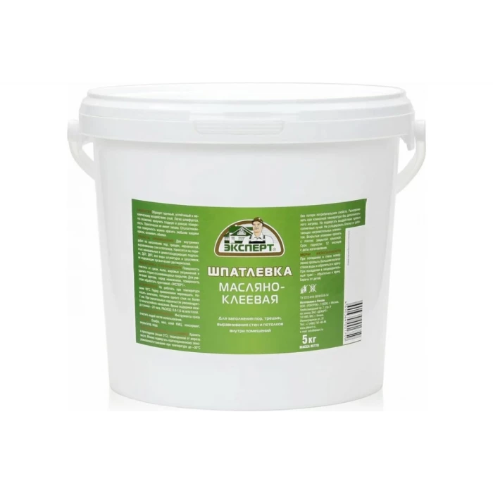 Шпатлевка ЭКСПЕРТ масляно-клеевая, 5 кг 17716