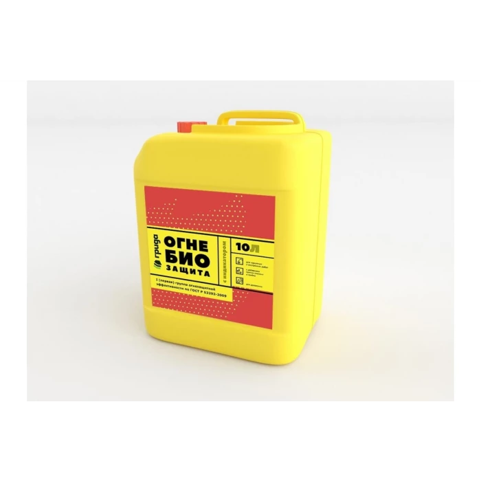 Огнебиозащита ГРИДА 1-я группа ОЗЭ, 10 л, с индикатором, красная 00-00000058