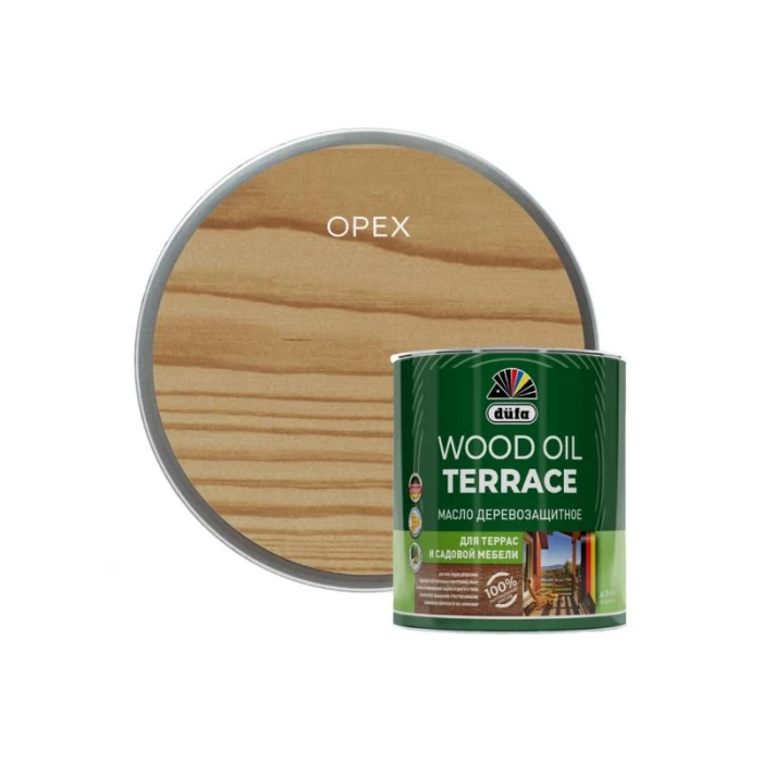 Деревозащитное масло Dufa Wood OIL Terraсe орех, 0.9 л МП00-011134