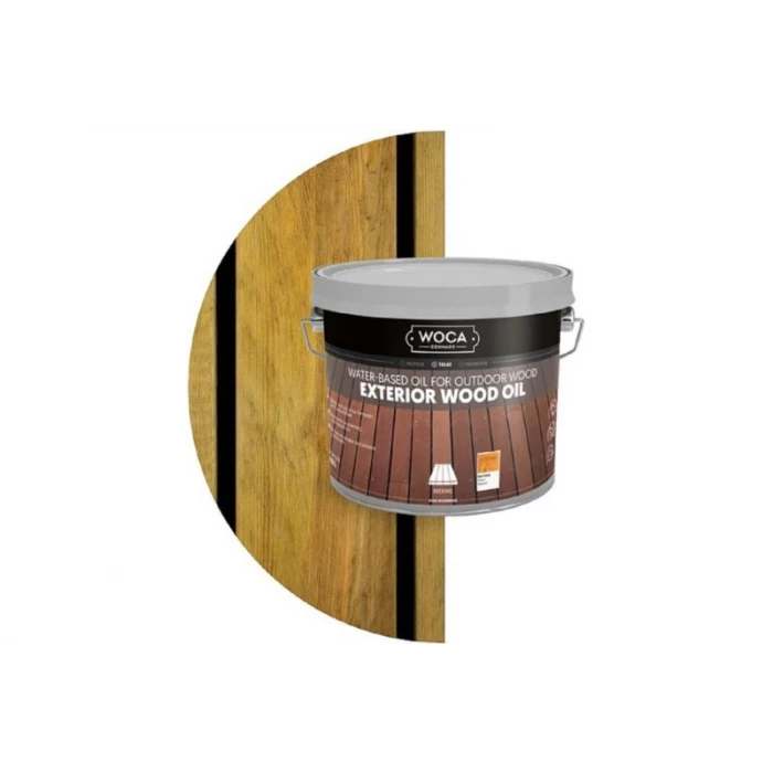 Масло Woca Exterior Wood Oil для наружных работ, водная основа, Натуральный (Natura), 2.5 л 617951
