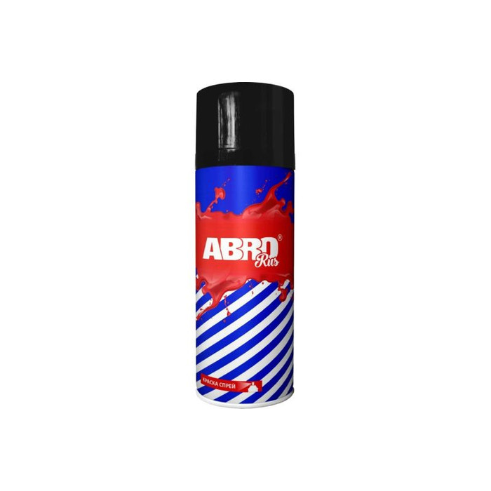 Акриловая краска-спрей ABRO №39 черная блестящая, 473 мл SPO-039-R
