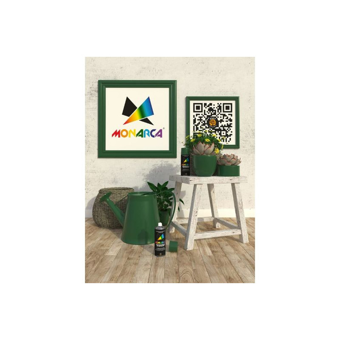 Аэрозольная краска Monarca RAL6002 Зеленый Лист 16002 фото 4