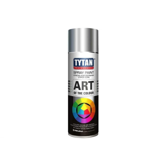 Аэрозольная краска TYTAN PROFESSIONAL ART OF THE COLOUR RAL9006, металлик 400мл 93762