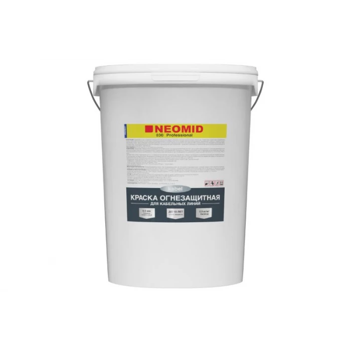 Огнезащитная краска для кабельных линий Neomid 25 кг Н-ОГНКРАСКА-КАБЛИН/25