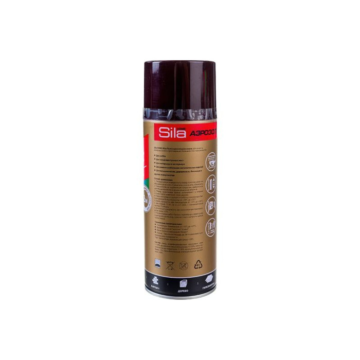 Универсальная аэрозольная эмаль Sila HOME Max Paint (шоколадно-коричневый RAL 8017; 520 мл) SILP8017 фото 3