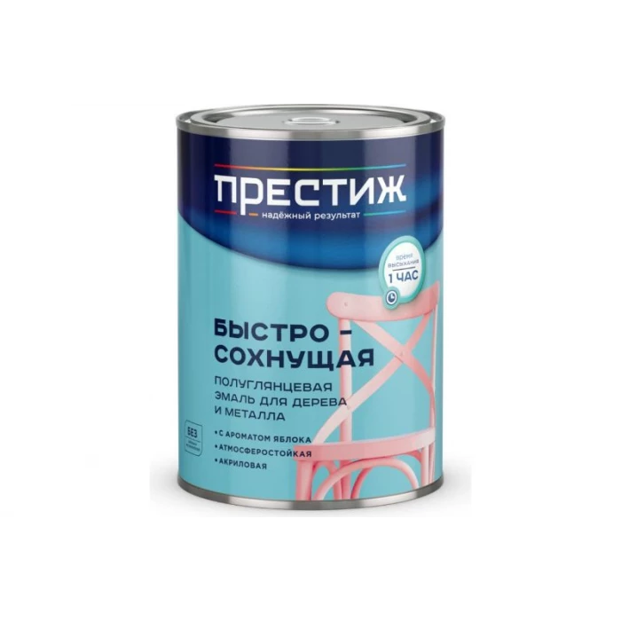 Акриловая эмаль ПРЕСТИЖ полуглянцевая, бежевая 0,9 КГ 14 24543
