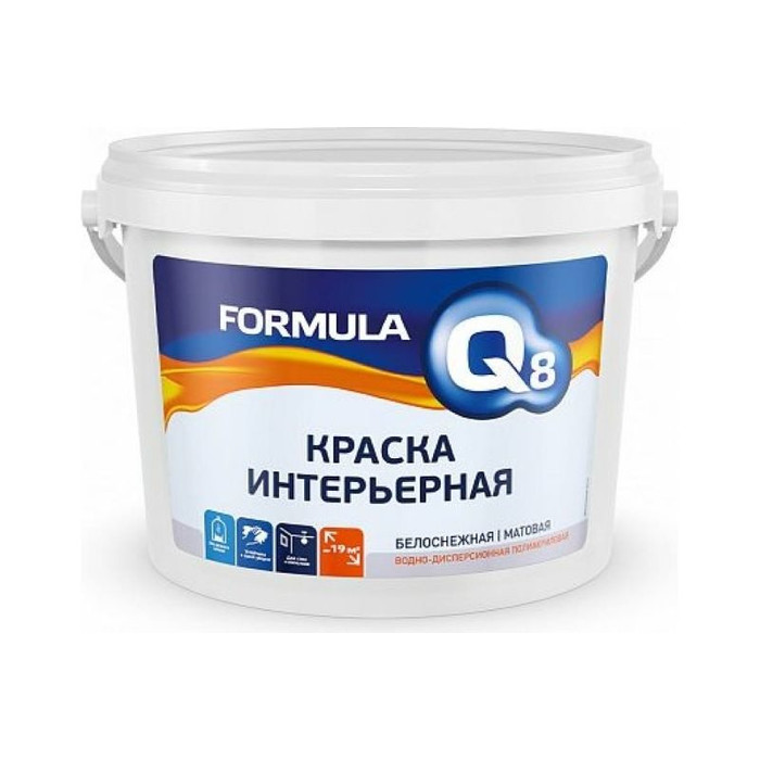 Интерьерная краска ПРЕСТИЖ водно-дисперсионная 5 КГ 3 FORMULA Q8 50112