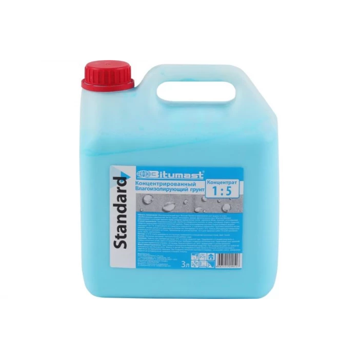 Влагоизолирующий грунт 3 л Bitumast 4607952900844