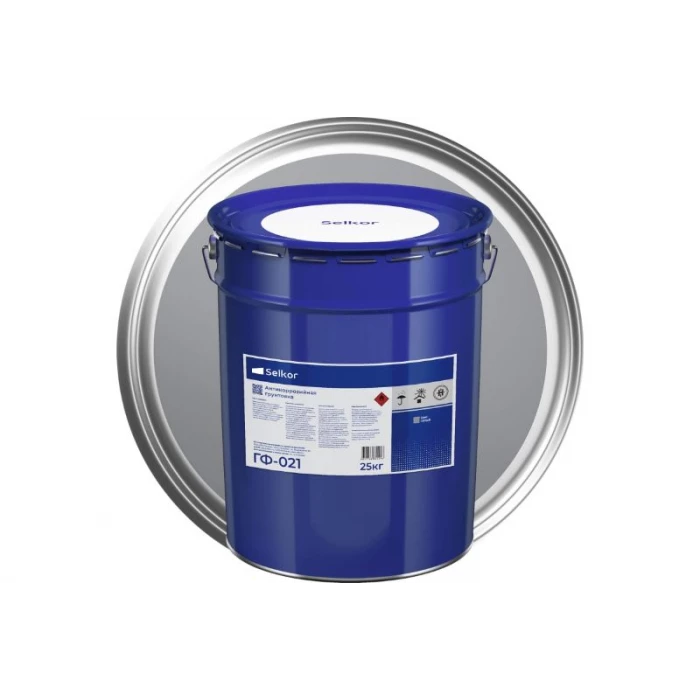 Грунтовка Selkor ГФ-021 серая 25 кг 71012