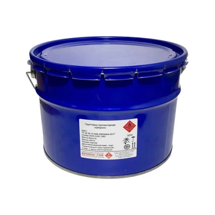 Цинконаполненная протекторная грунтовка ЦИКРОН ведро 20 кг 4605578001037