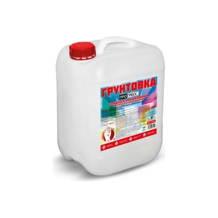 Акриловая грунтовка Прогресс глубокого проникновения, 10 л УТ00001073