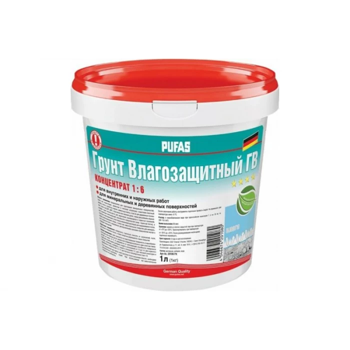 Грунтовка-концетрат ПУФАС 1:6 влагозащитная мороз. ГВ тов-168466