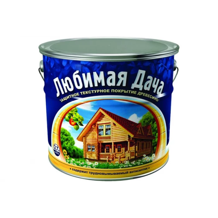 Защитно-декоративное покрытие для древесины Любимая дача (орегон; полуматовое; 2.7 л) 35273
