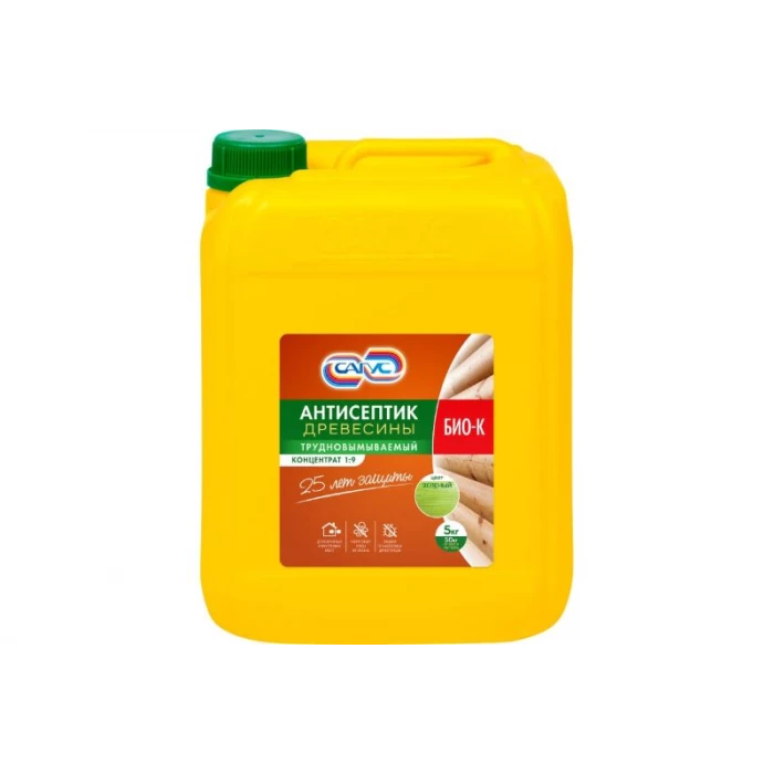 Антисептик древесины Сагус Био-К (5 кг, концентрат, 1:9) Б 0159